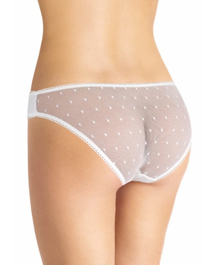 CLE B347/1 Бикини жен.кружево, молочный