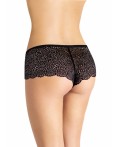 CLE SH829 Трусы жен.(Кружево хлопок), чёрный