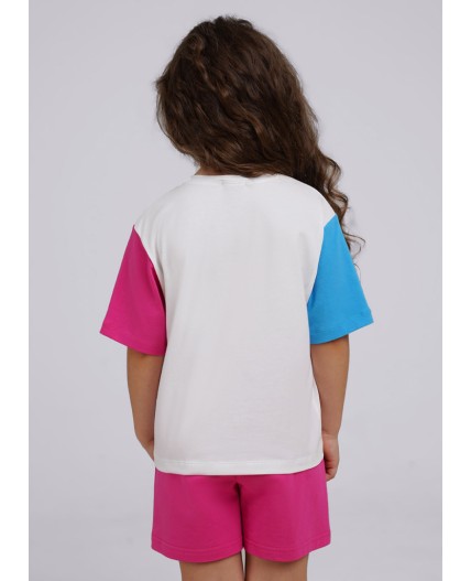 CLE Футболка дев. 846501/73г_п, молочный