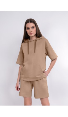 CLE LF22-200/2у Джемпер жен. (Цветная база), коричневый