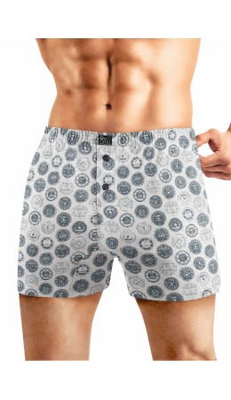 CLE MBX552041 Трусы муж., св.серый/т.серый