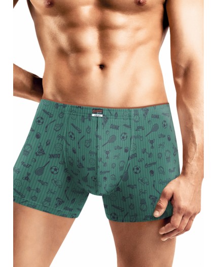 CLE MSH551643 Трусы муж., зелёный/т.синий