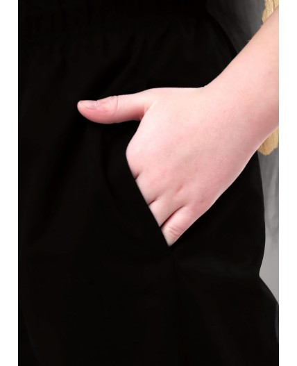 CLE Брюки дев. 853157пп, чёрный