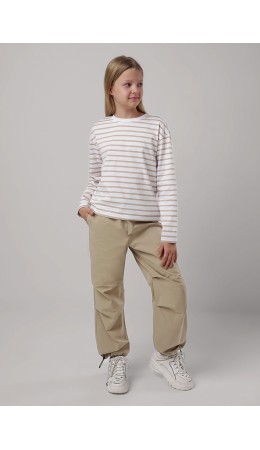 CLE Брюки дев. 853157пп, бежевый