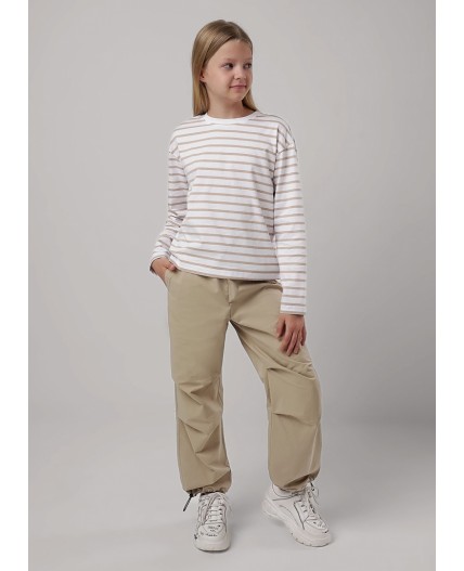 CLE Брюки дев. 853157пп, бежевый