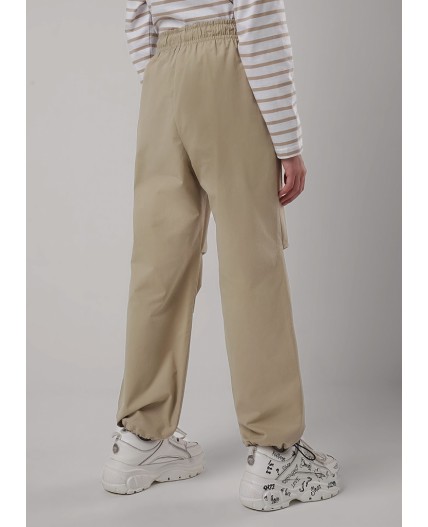 CLE Брюки дев. 853157пп, бежевый