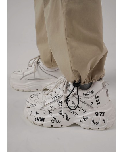 CLE Брюки дев. 853157пп, бежевый