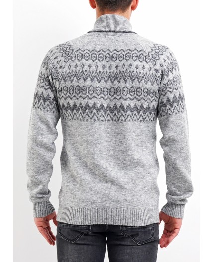 CLE джемпер муж. 492628хпэ д.р, меланж серый
