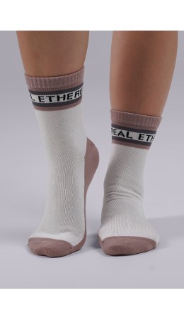 CLE Носки жен.Д5461 Кварц хл+эл, белый