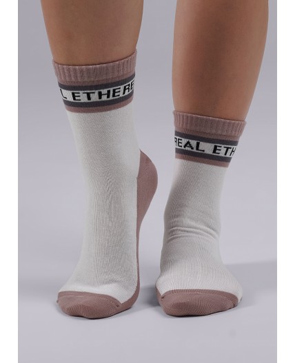 CLE Носки жен.Д5461 Кварц хл+эл, белый