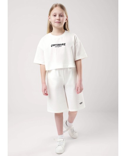 CLE Футболка дев.укор. 856672кд_п, молочный