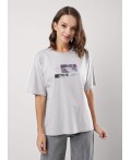 CLE Футболка жен. 256711кд_п, серый