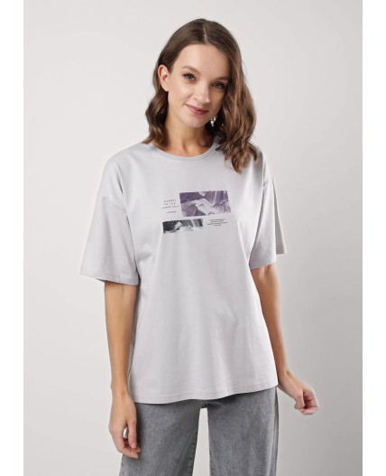 CLE Футболка жен. 256711кд_п, серый