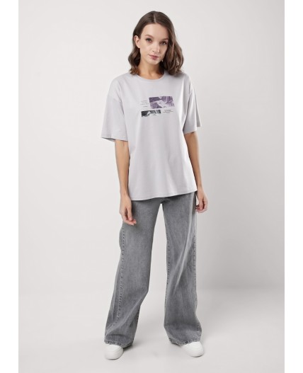 CLE Футболка жен. 256711кд_п, серый