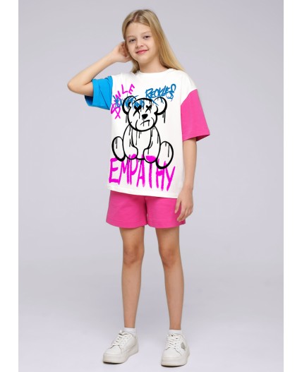 CLE Шорты дев. 846513/73а, фуксиевый