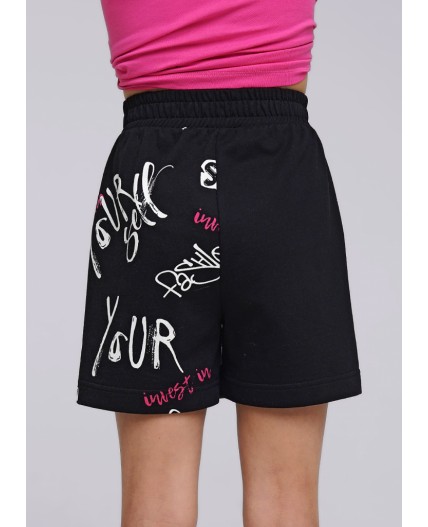 CLE Шорты дев. 846513/73ан, чёрный/белый