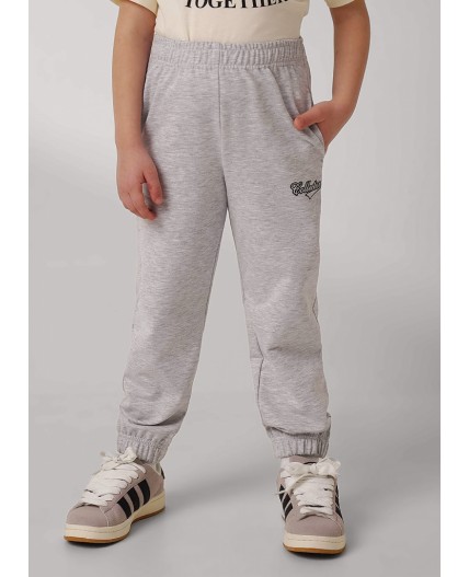 CLE Брюки дев. 757127/22уп_п, меланж св.серый