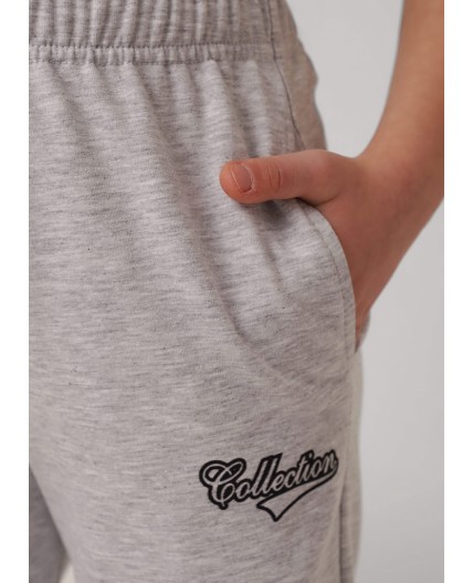 CLE Брюки дев. 757127/22уп_п, меланж св.серый