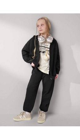 CLE Брюки дев. 757130/22у, чёрный