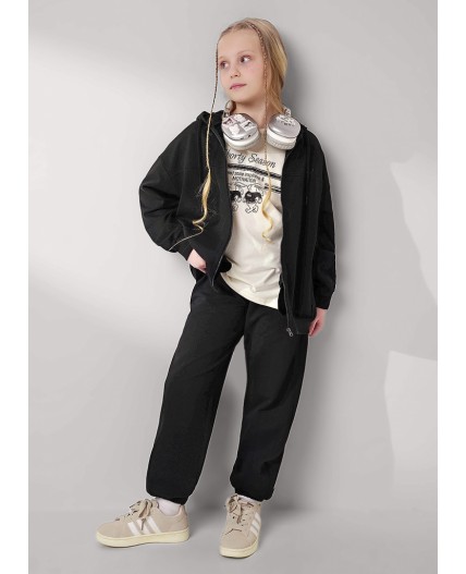 CLE Брюки дев. 757130/22у, чёрный