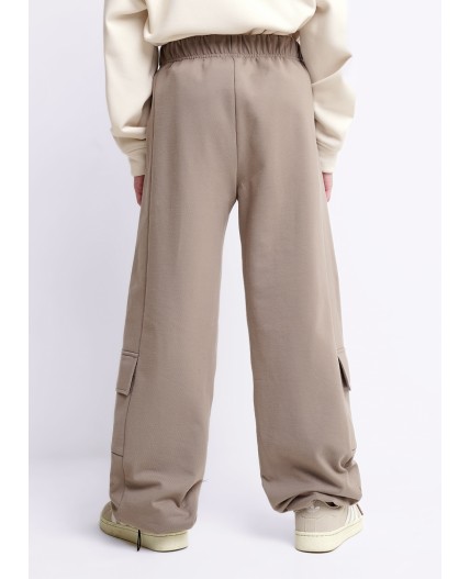 CLE Брюки дев. 757175/25ф, кофейный