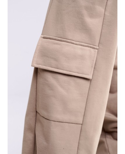 CLE Брюки дев. 757175/25ф, кофейный