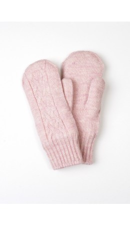 CLE Варежки жен. 423544ап, св.розовый