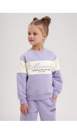 CLE Джемпер дев. 757128/22у_п, св.фиолетовый