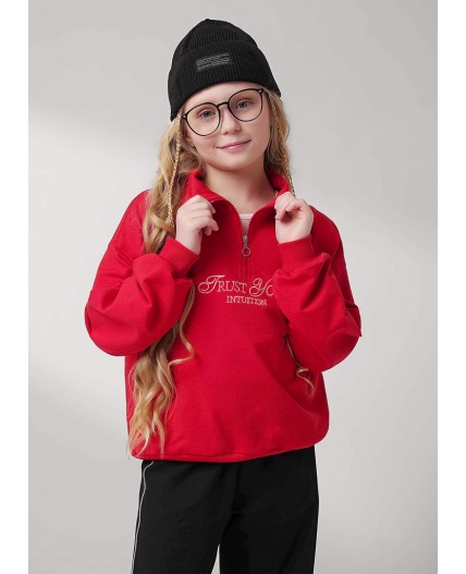 CLE Джемпер дев. 757132/22у, красный