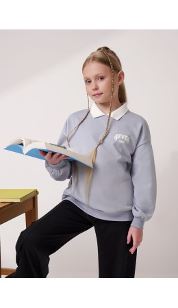 CLE Джемпер дев. 757172/25ф_п, голубой