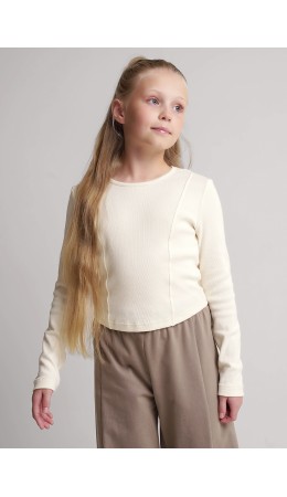 CLE Джемпер дев. 757179/25ш, молочный