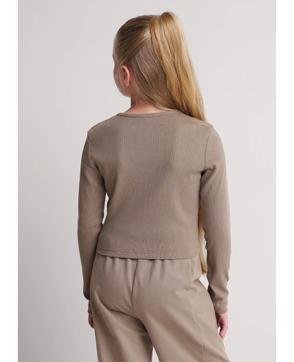 CLE Джемпер дев. 757179/25ш, кофейный