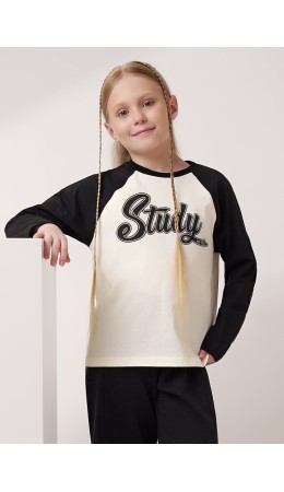 CLE Джемпер дев. 757180/25кд_п, молочный