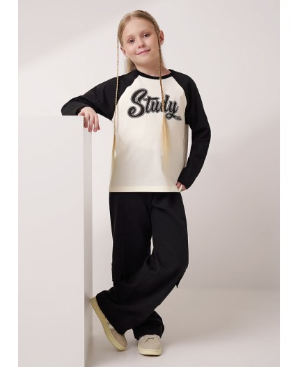 CLE Джемпер дев. 757180/25кд_п, молочный