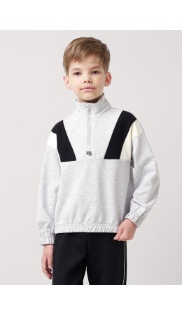 CLE Джемпер мал. 757149/23у_п, меланж св.серый