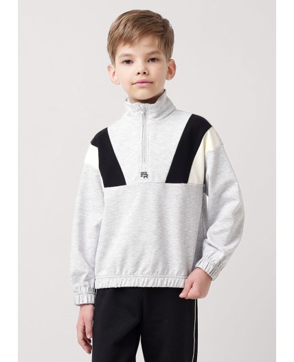 CLE Джемпер мал. 757149/23у_п, меланж св.серый