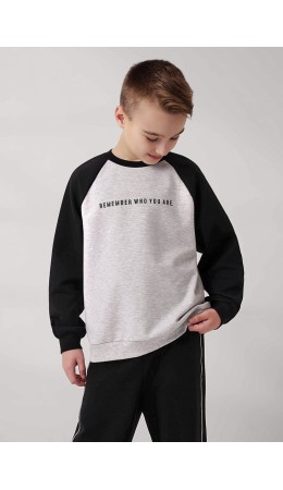 CLE Джемпер мал. 757156/23уп_п, меланж св.серый