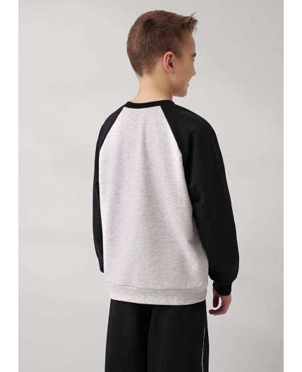 CLE Джемпер мал. 757156/23уп_п, меланж св.серый