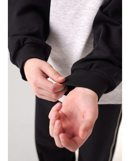 CLE Джемпер мал. 757156/23уп_п, меланж св.серый