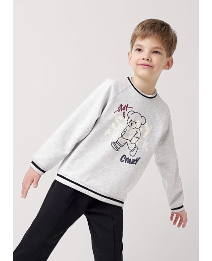 CLE Джемпер мал. 757194/24ф_п, меланж св.серый