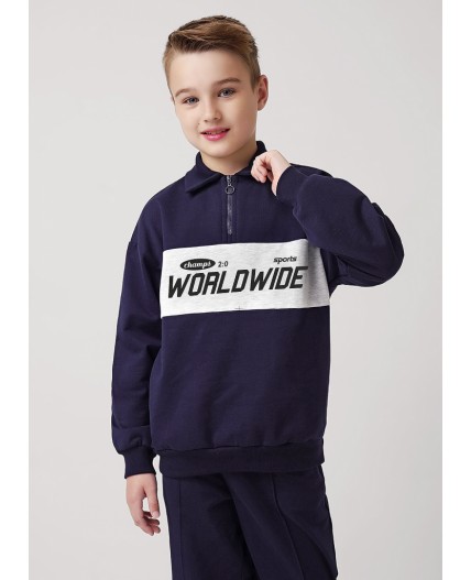 CLE Джемпер мал. 757197/24ф_п, джинсовый