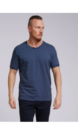 CLE Джемпер муж. 542150/01гн maxi_п, св.голубой/чёрный