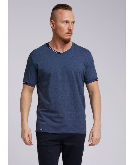 CLE Джемпер муж. 542150/01гн maxi_п, св.голубой/чёрный