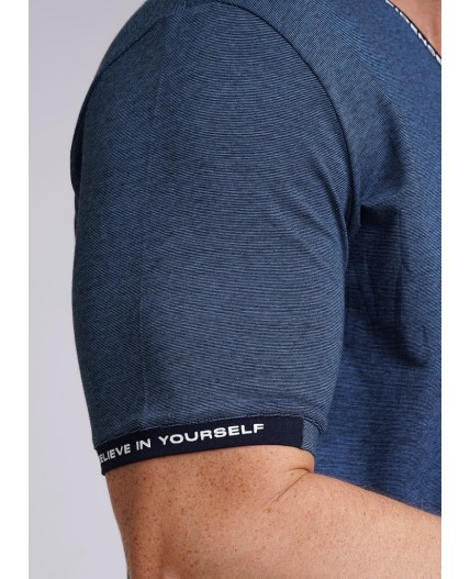 CLE Джемпер муж. 542150/01гн maxi_п, св.голубой/чёрный