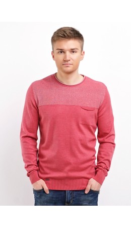 CLE джемпер муж. 692332ха дл.р, меланж коралловый