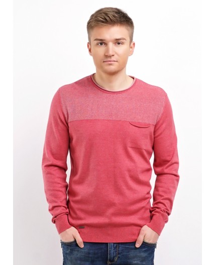 CLE джемпер муж. 692332ха дл.р, меланж коралловый