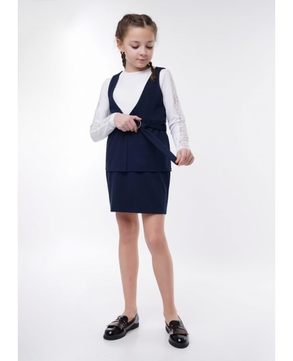 CLE Жилет дев. 715164вэ школа, т.синий