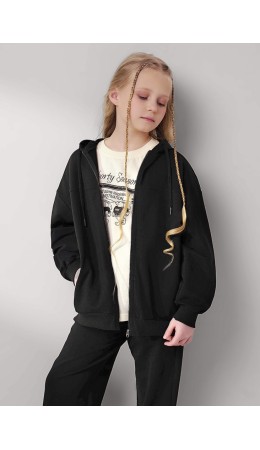 CLE Куртка дев. 757133/22у, чёрный
