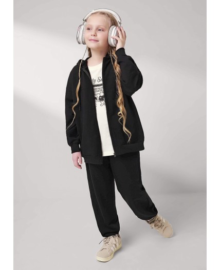 CLE Куртка дев. 757133/22у, чёрный