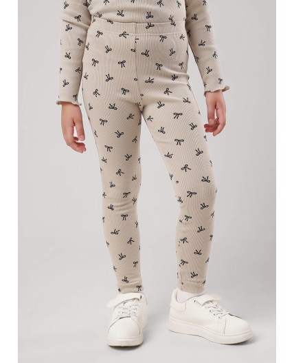 CLE Лосины дев. 756892шн, бежевый/чёрный